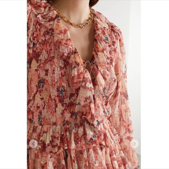 Ulla Johnson Tamara Silk Mini Dress Sz10 $695 price tag attached Brand New tags - Picture 9 of 9
